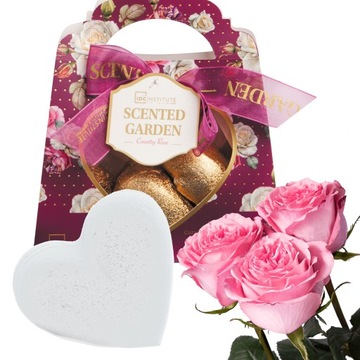 ZESTAW NA PREZENT RÓŻANE KULE DO KĄPIELI SERDUSZKA BATH BOMBS 5 SZTUK