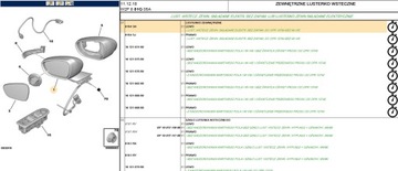 OE ZRCÁTKO BOČNÍ PEUGEOT 508 LEVÉ 8154SH