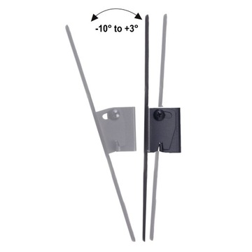 Uchwyt wieszak ścienny do telewizora monitora uchylny TV 23-43