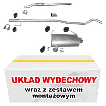 Tłumik komplet Mitsubishi Outlander 2.0 Di-D 06-09