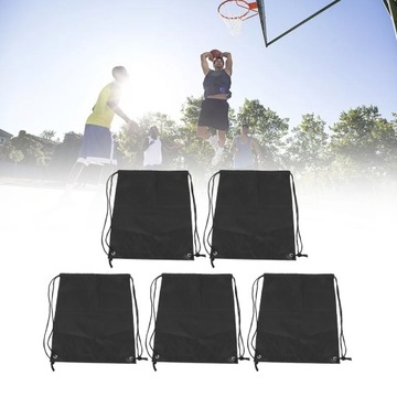 5шт. Рюкзак большой емкости из водонепроницаемой ткани на шнурке 51