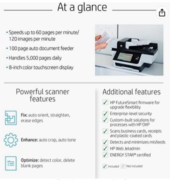 Сканер HP Digital Sender Flow 8500 fn1