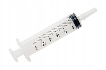 Strzykawka z końcówką do cewników 50ml , 20 szt