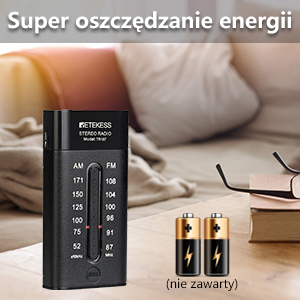 Портативная радиостанция AMFM Retekess TR107 с наушниками