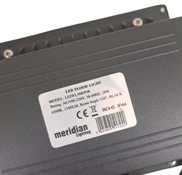 NAŚWIETLACZ MERIDIAN LEDFL30B/PIR