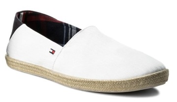 NOWE BUTY ESPADRYLE TOMMY HILFIGER JEANS TJ FM0FM00569-100 r.45