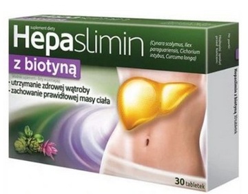 Hepaslimin z BIOTYNĄ 30 tabletek