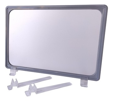 Пластиковая рамка А4 на ножках с защитной пленкой.