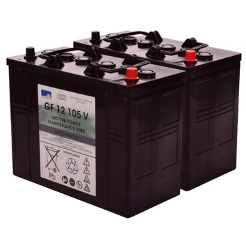 2 x BATERIA AKUMULATOR 12V 105Ah SONNENSCHEIN GEL