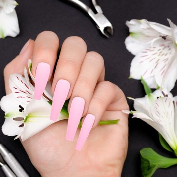 DZIEWCZĘCE SZTUCZNE PAZNOKCIE NACISKAJ NA DIY SZTUKA PAZNOKCI FAŁSZYWE ŁATKI