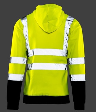 BLUZA Robocza ODBLASKOWA z Kapturem Seven Kings BRIXTON FLASH r. 3XL