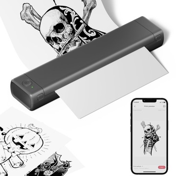 M08F-Letter Portable Printer, Support Letter Size Paper Printing, 8.5