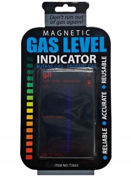 ИНДИКАТОР УРОВНЯ ГАЗА В ГАЗОВОМ БАЛЛОНЕ С МАГНИТОМ