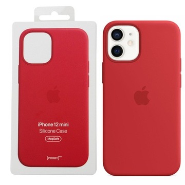 Oryginalne Etui APPLE Silicone Case iPhone 12 mini Czerwone nowe