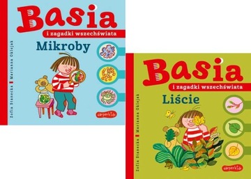 STANECKA pakiet 2x BASIA I ZAGADKI WSZECHŚWIATA / Mikroby Liście