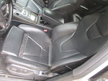 КОМПЛЕКТ СИДЕНИЙ AUDI S6 C6 RS6 RECARO COMBI, КОЖАНЫЕ