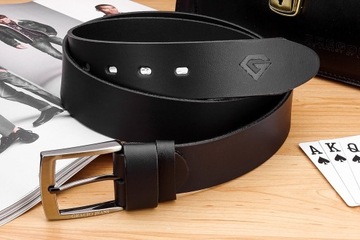 МУЖСКОЙ КОЖАНЫЙ РЕМЕНЬ GRACIO, ШИРИНА 4 СМ