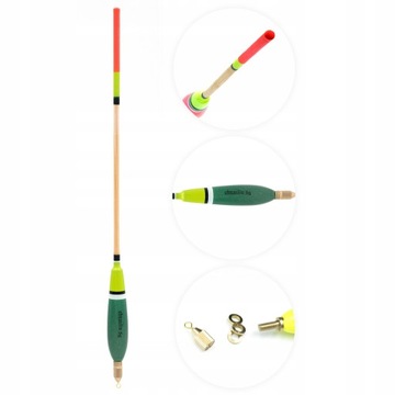 НАБОР ИЗ 12 ПОПЛАВКОВ WAGGLER 4/5/6/7G.