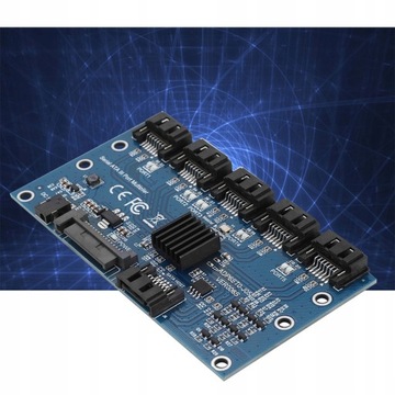 АДАПТЕР SATA 6-ПОРТОВЫЙ ИНТЕРФЕЙС SATAIII 6,0 ГБ/С