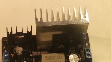 ZASILACZ OBNIŻAJĄCY NAPIĘCIE regulowany LM317 3-35V 3A Z WYŚWIETLACZEM