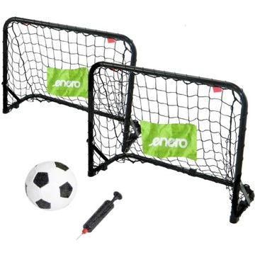 НАБОР ИЗ 2 МЕТАЛЛИЧЕСКИХ ВОРОТ С СЕТКОЙ PUMP BALL 60X45X24CM ENERO