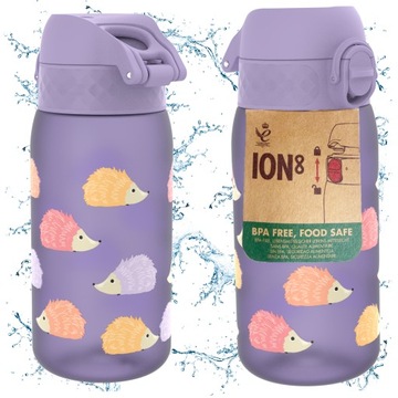 ION8 Bidon na wodę dla dziecka Butelka z ustnikiem do szkoły ATEST BPA Free