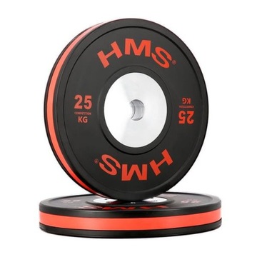 ZESTAW TALERZY OLIMPIJSKICH BUMPER HMS BTBR SET 8SZT 140KG OBCIĄŻENIE SPORT