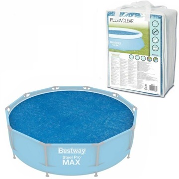 POKRYWA SOLARNA SŁONECZNA MATA NA BASEN 305 cm BESTWAY 58241