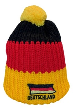 CZAPKA ZIMOWA NIEMCY POMPON