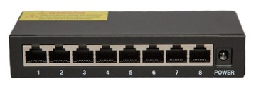 SST-8RJ45-T Switch Lan GIGABIT 8x1000Mbps 4K energooszczędny 1GB/S
