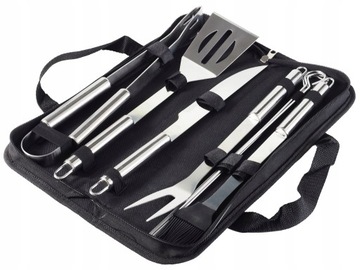 НАБОР ПОСУДА ДЛЯ ГРИЛЯ НЕРЖАВЕЮЩАЯ, ЧЕХОЛ/ЧЕХОЛ