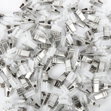 ŻABKA METALOWA NIKIEL ŚLIZG X DO PROFILI ALU100SZT