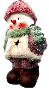 LED GLASTER СНЕГОВИК, СВЕТЯЩИЙСЯ, ДЕКОРАТИВНЫЙ САНТА