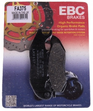 KLOCKI HAMULCOWE EBC HONDA MSX GROM 125 CBR R CBF Z MONKEY PRZÓD