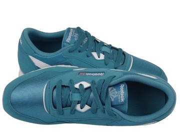 REEBOK CL NYLON NIEBIESKIE CLASSIC LEATHER DAMSKIE