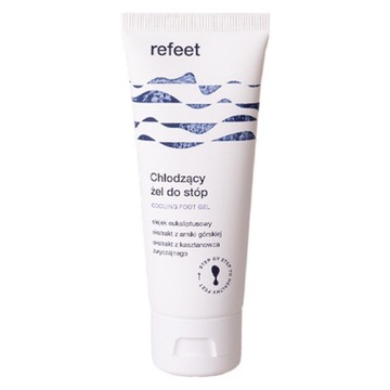 Охлаждающий гель для ног EUCALYPTUS OIL 75мл Refeet уставшие ноги