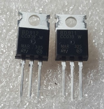 BD911 BD912 15A 100V TO220 PARA