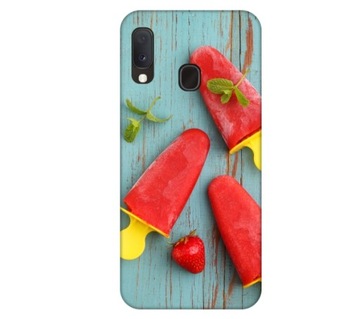 Etui pokrowiec do Samsung Galaxy A20e Lody na paty