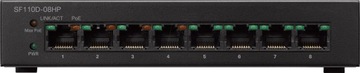 Коммутатор Cisco SF110D-08HP 8x 10/100 PoE