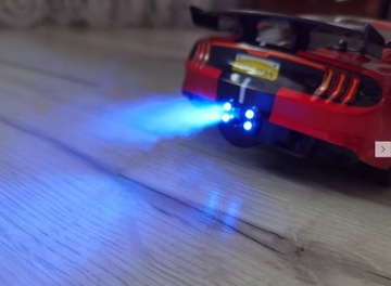 Samochód Ford Mustang GT 500 6gen do Driftu RC 4wd z nitro nowość 2024 Dym