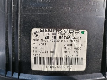 BMW 3 E90 E91 PŘÍSTROJOVÁ DESKA BUDÍKY