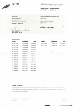 Ford Kuga II SUV Facelifting 1.5 EcoBoost 150KM 2018 MEGA STAN ZAREJESTROWANA 1.5i 150KM 111TYS.KM! SERWIS TITANIUM NAVI SKÓRA, zdjęcie 35