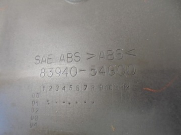 CLONA (KRYT) KRYT KUFRU ZADNÍ 83940-54G00 SUZUKI LIANA