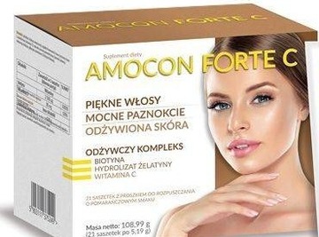 Amocon Forte C 21 BIOTYNA Aminokwasy Skóra Włosy