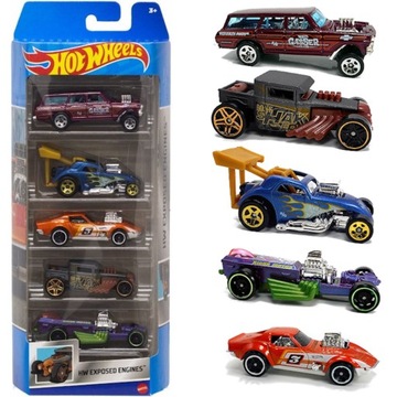 HOT WHEELS HW EXPOSED ENGINES AUTKA 5-PAK HFV90