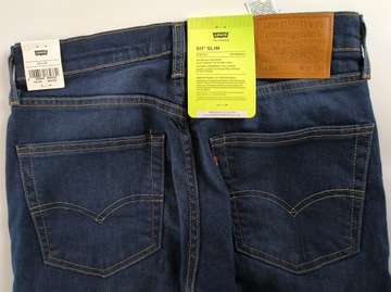 Spodnie Meskie Jeansy LEVI'S 511 | ROZMIAR W30 L30