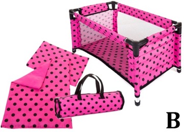 БОЛЬШАЯ КУКОЛЬНАЯ КРОВАТЬ / СУМКА ДЛЯ ПОСЛАНИЯ ДЛЯ ИГРЫ