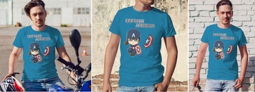 KOSZULKA T-SHIRT CAPTAIN AMERICA MARVEL L JAKOŚĆ