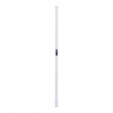 Drążek prysznicowy rozporowy 0-55 x 15 mm biały