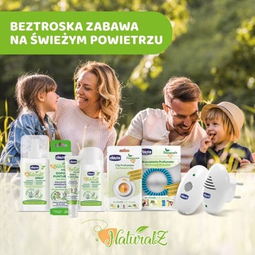 Ароматизированный зажим от комаров Chicco Perfumed Clip Зеленый